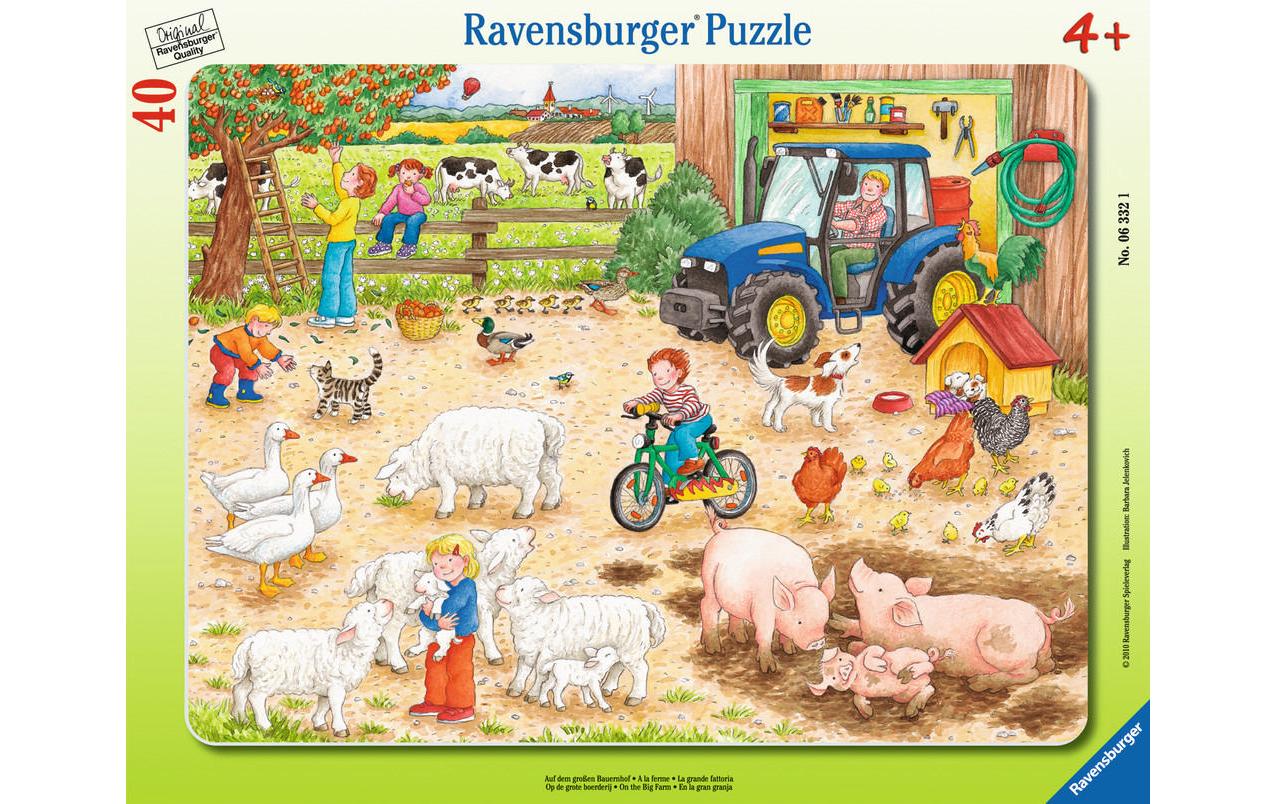 Ravensburger Puzzle, Grosser Bauernhof Puzzleteile: 40, Alter: 4+