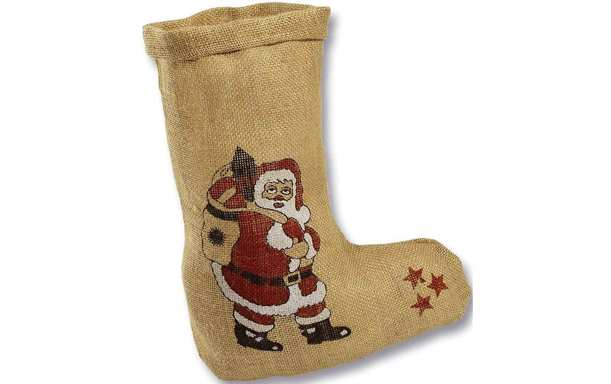 Folia Jutesack Nikolaus Stiefel Grösse 20 x 33 cm