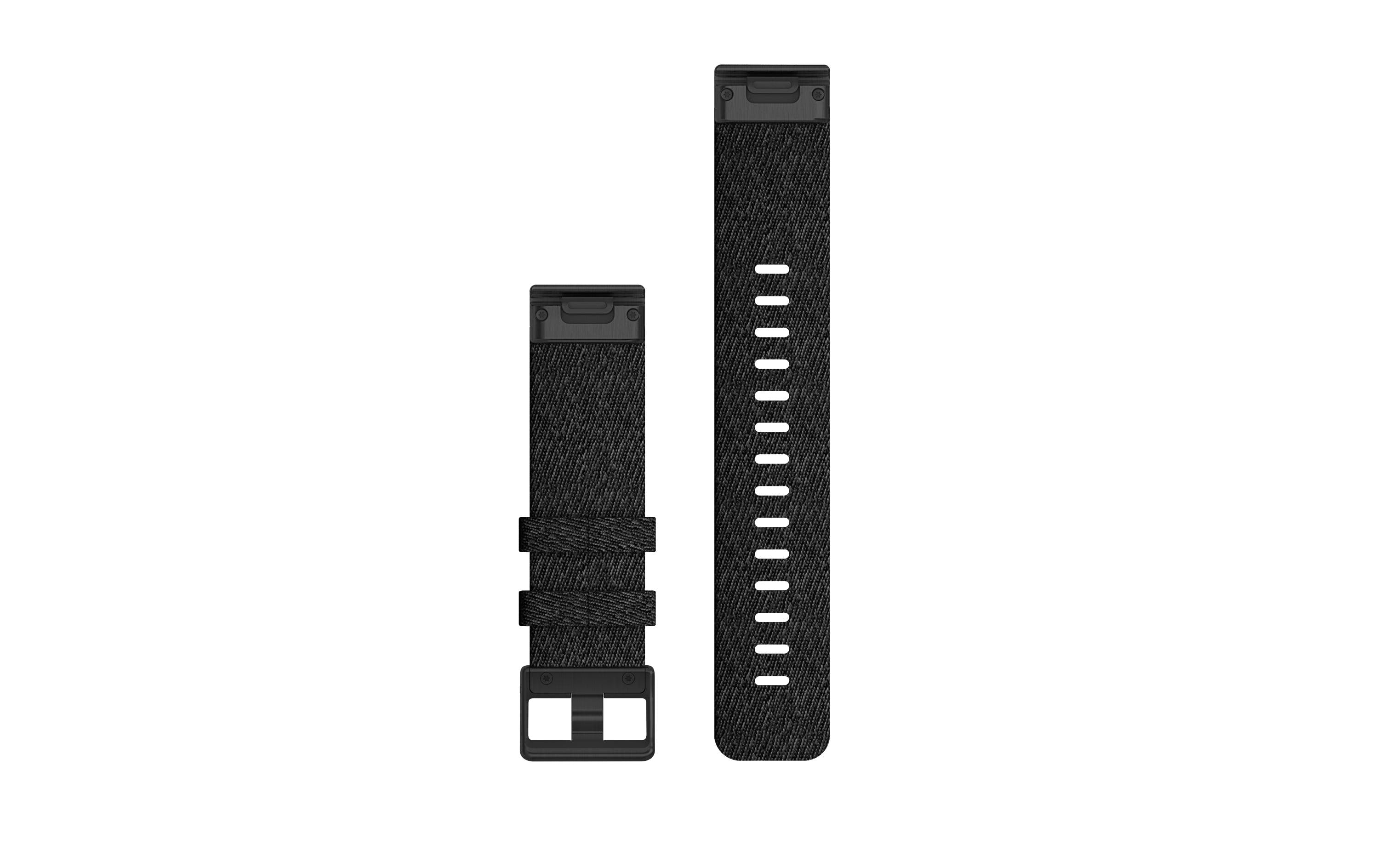 Garmin fenix 6 22mm QuickFit Heathered Black Nylon Band