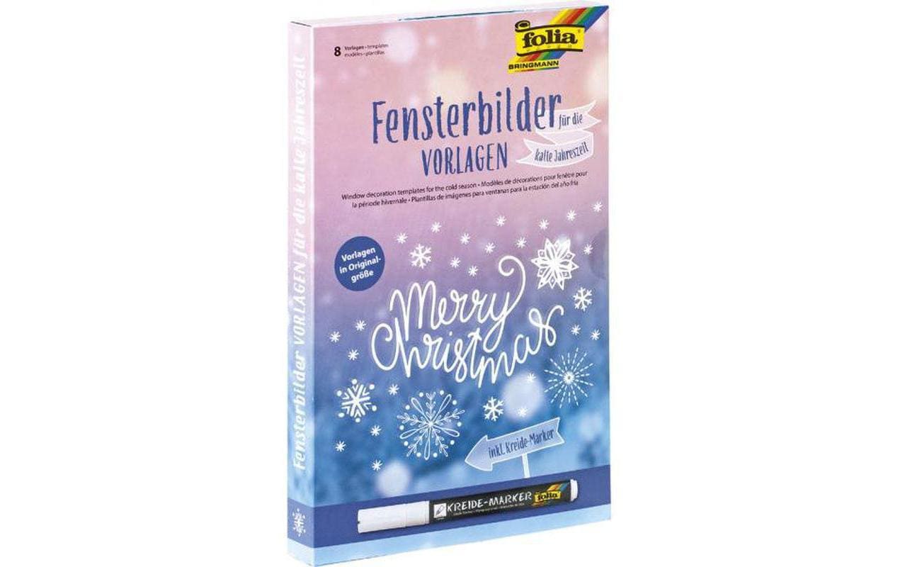 Folia Fensterbilder Vorlagen inkl. 8 Malvorlagen