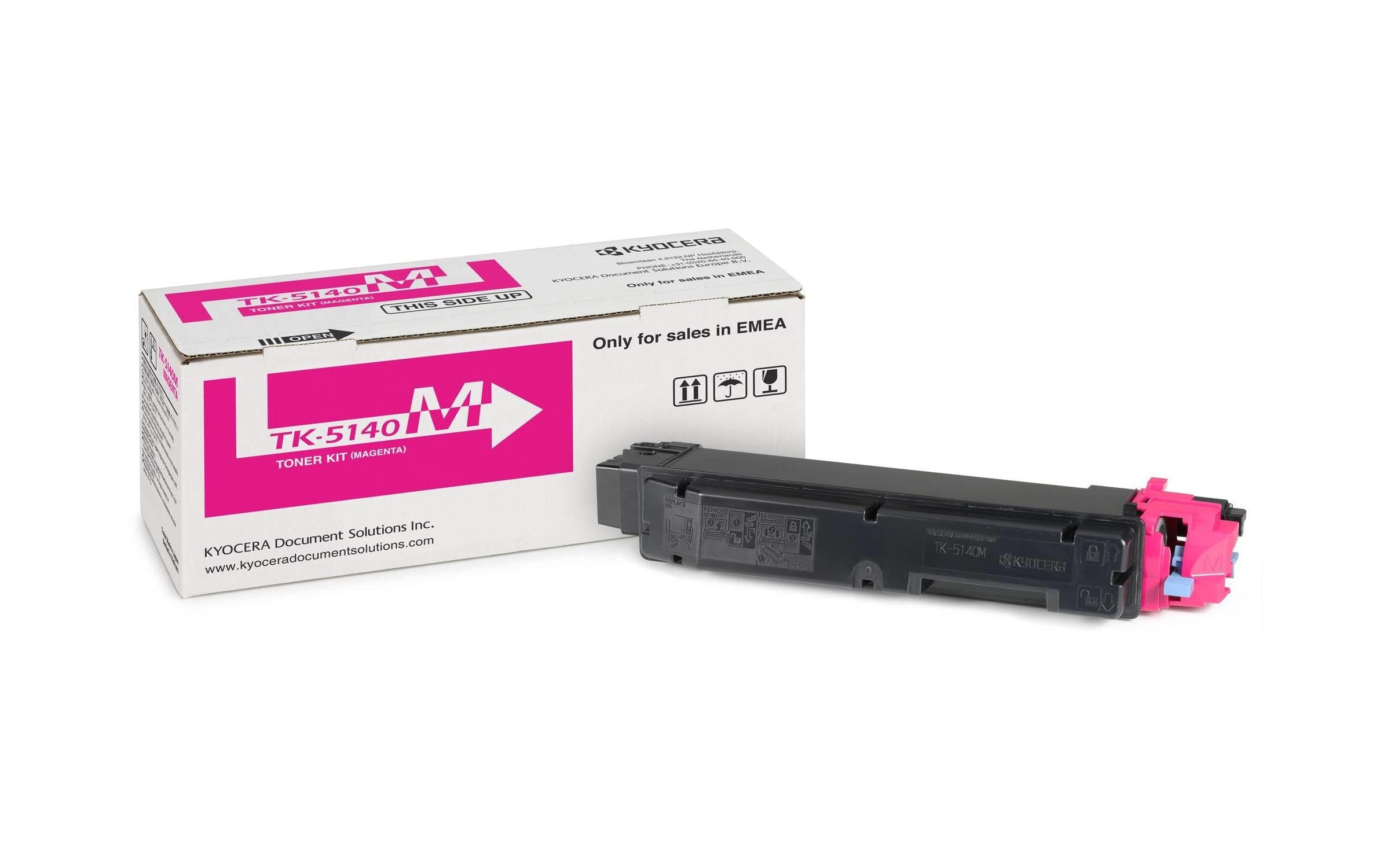 Toner Kyocera TK-5140M,zu M6x30cdn/P6130cdn magenta, ca. 5'000 S. bei 5% Deckung