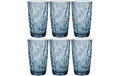 Rocco Bormioli Longdrinkbecher 47cl 6tlg. blau