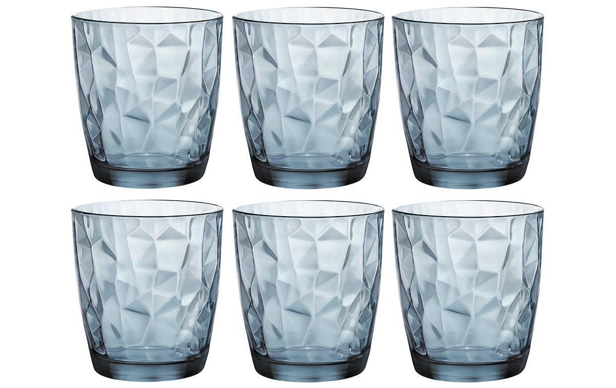 Rocco Bormiolil Whisky Becher 30cl 6tlg. blau