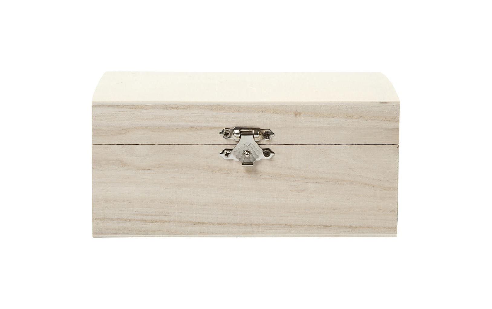 Creativ Company Holz Truhe 16.5 x 11 x 8.55 cm, Kaiserbaum