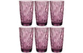 Rocco Bormioli Longdrinkbecher 47cl 6tlg. violett