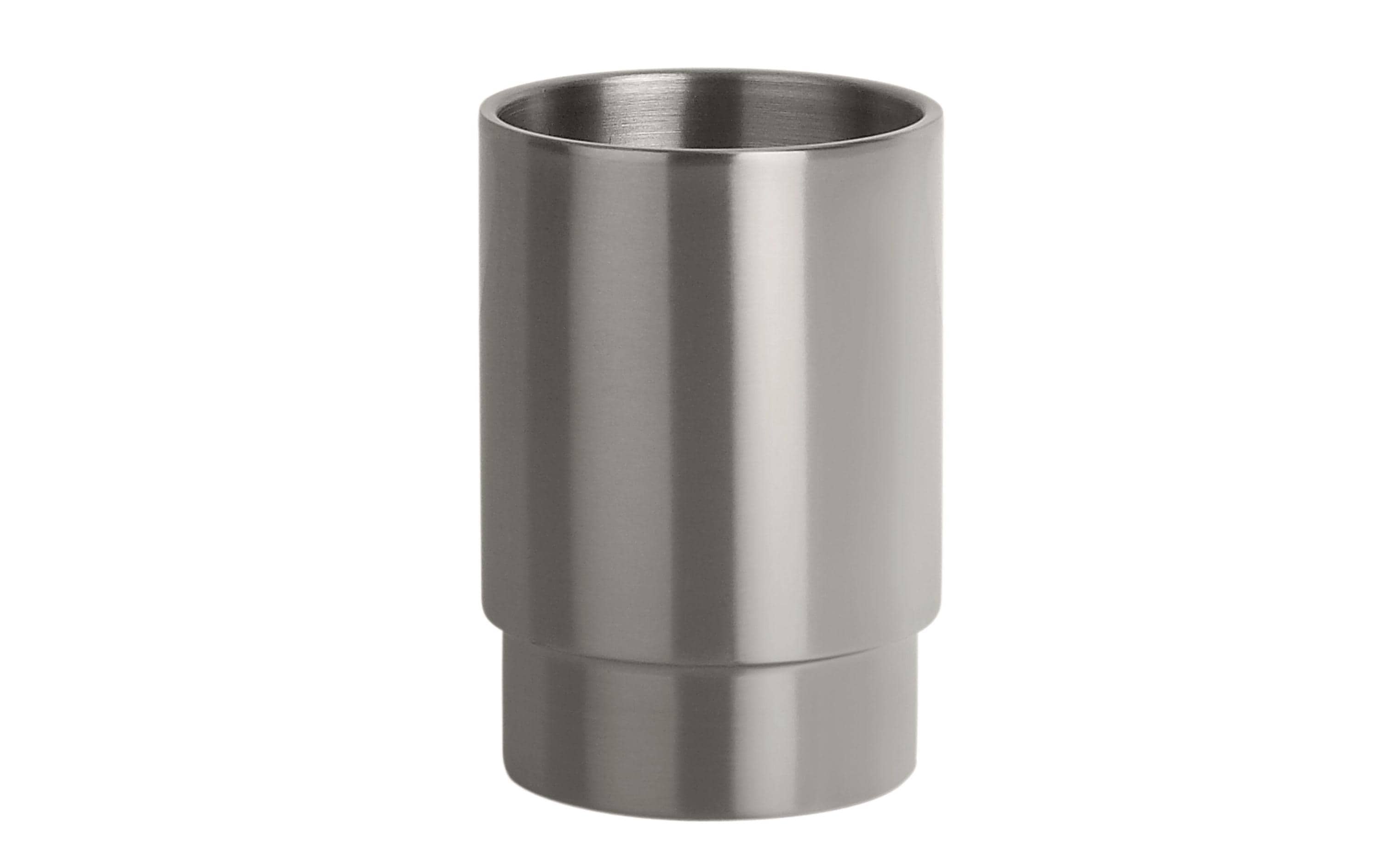 Spirella Zahnbecher NYO-STEEL, 9,5cm brushed