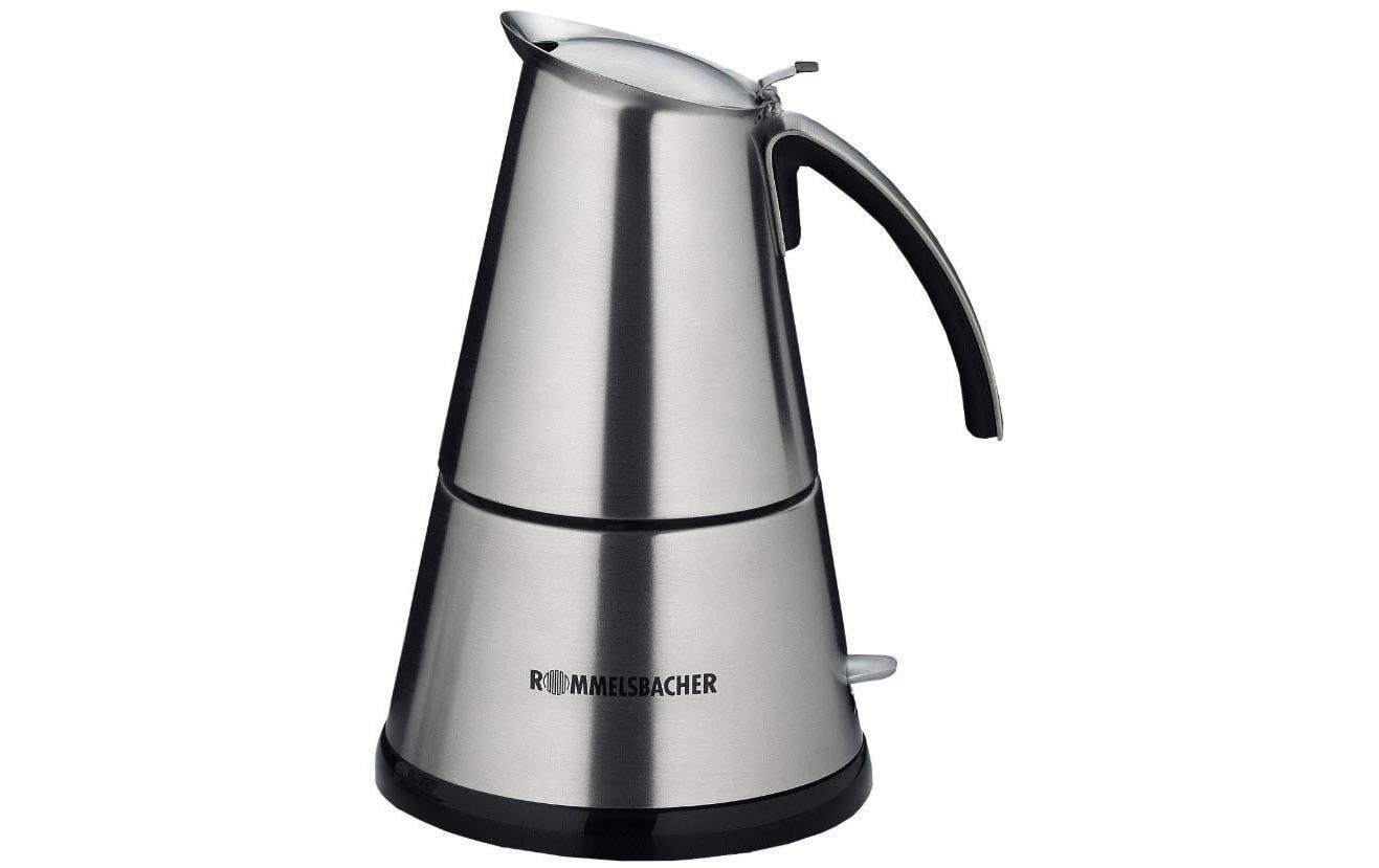 Rommelsbacher Espresso Kocher 20.EKO 366/E für 3 oder 6 Tassen Espresso, Edelstahl