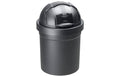 Rotho Abfalleimer Roll Bob 10 Liter schwarz 265x265x395 mm