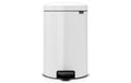 Brabantia NewIcon Treteimer 20 Liter White, Inhalt 20 Liter