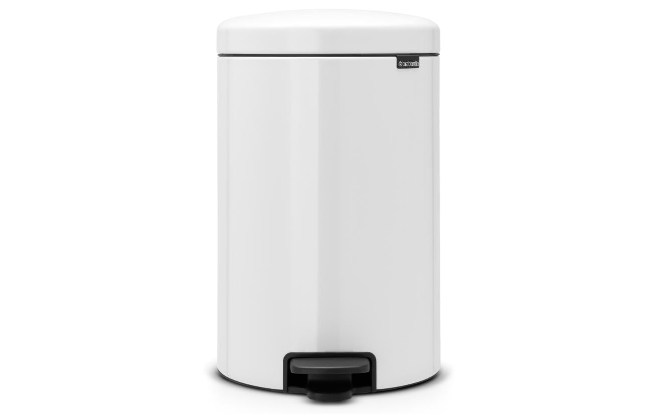 Brabantia NewIcon Treteimer 20 Liter White, Inhalt 20 Liter