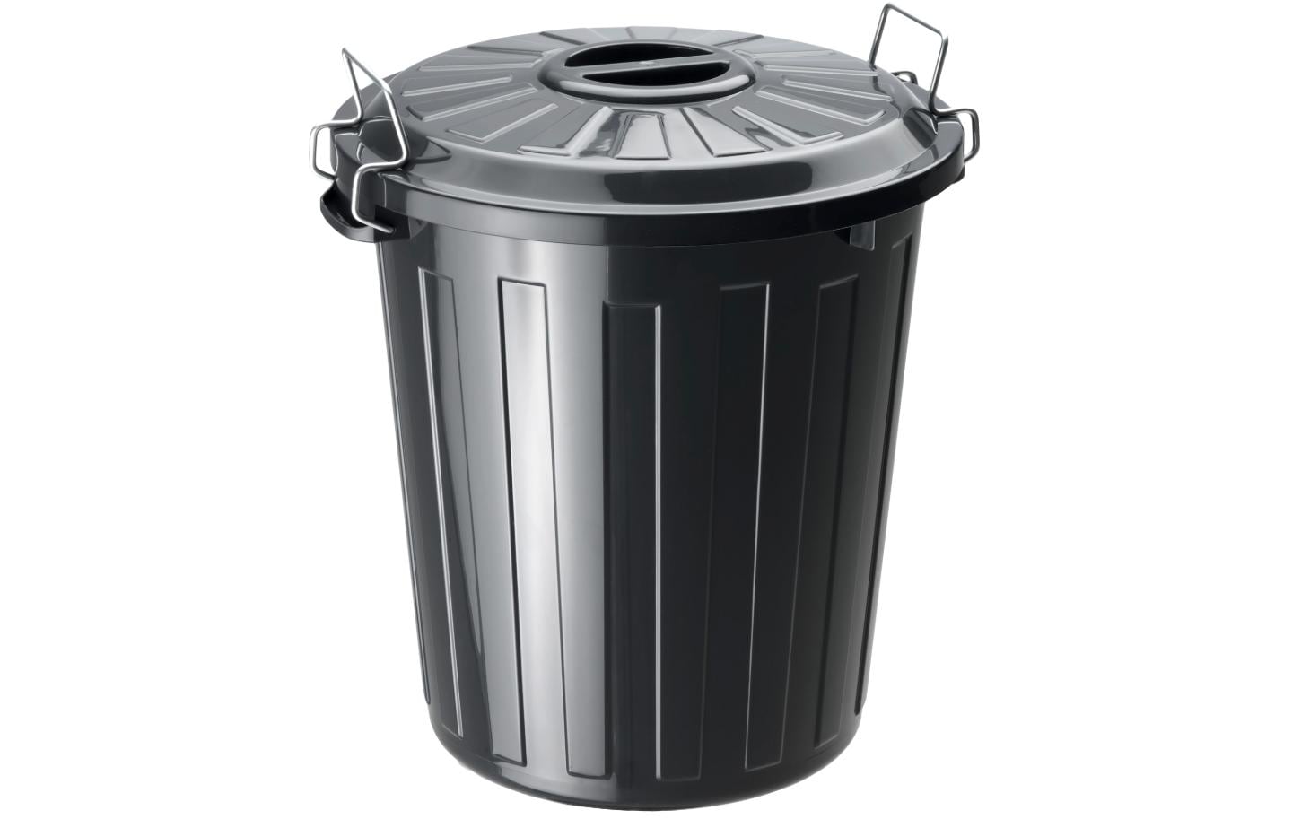 Rotho Universal Tonne Basic schwarz 25 Liter, 370x360x415 mm
