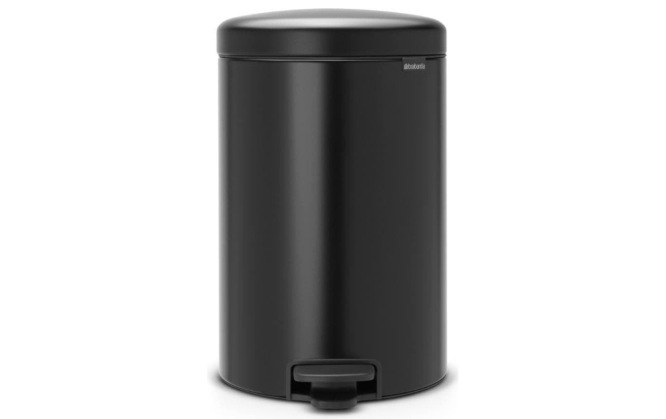 Brabantia NewIcon Treteimer 20 Liter Matt Black, Inhalt 20 Liter