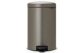 Brabantia NewIcon Treteimer 20 Liter Platinum, Inhalt 20 Liter