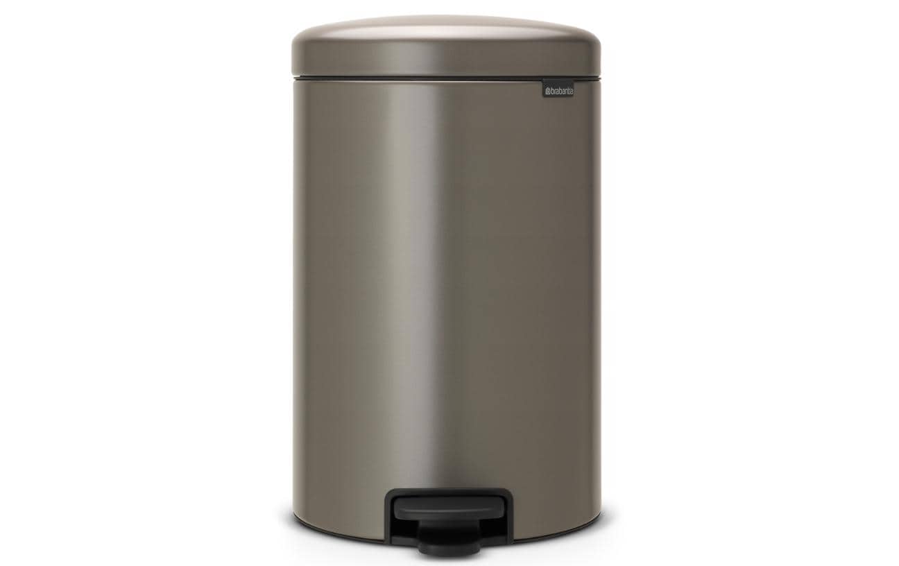 Brabantia NewIcon Treteimer 20 Liter Platinum, Inhalt 20 Liter