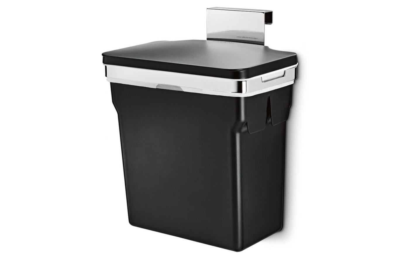 Simplehuman Schrank Abfalleimer 10Liter Stahlrahmen mit Kunsstoffeimer