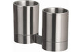 Spirella 2er Zahnbecher NYO-STEEL brushed