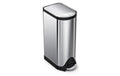 Simplehuman Schmetterling Treteimer 30L FAS gebürsteter Edelstahl