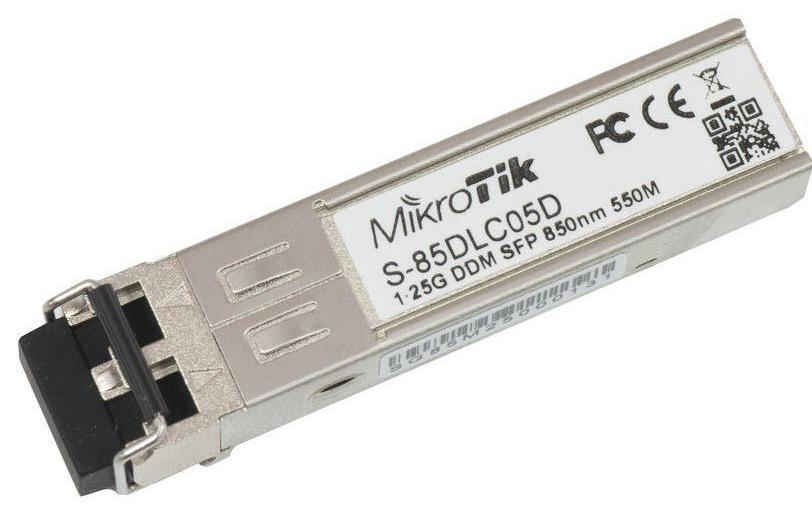 Mikrotik SFP SX Modul: S-85DLC05D 1Gbps, Multimode, Duplex, 550m