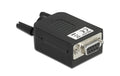 Delock Adapter Sub-D 9Pin/Bu - 10Pin TB 10Pin Terminalblock, Pitch 3.81, Schrauben