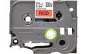 Brother P-touch Schriftband TZe-451,TZ-Band laminiert,schwarz auf rot, 24mm, 8m