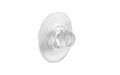 Spirella Haken SAUGER Ø 23MM GLASKLAR, Ø 23MM