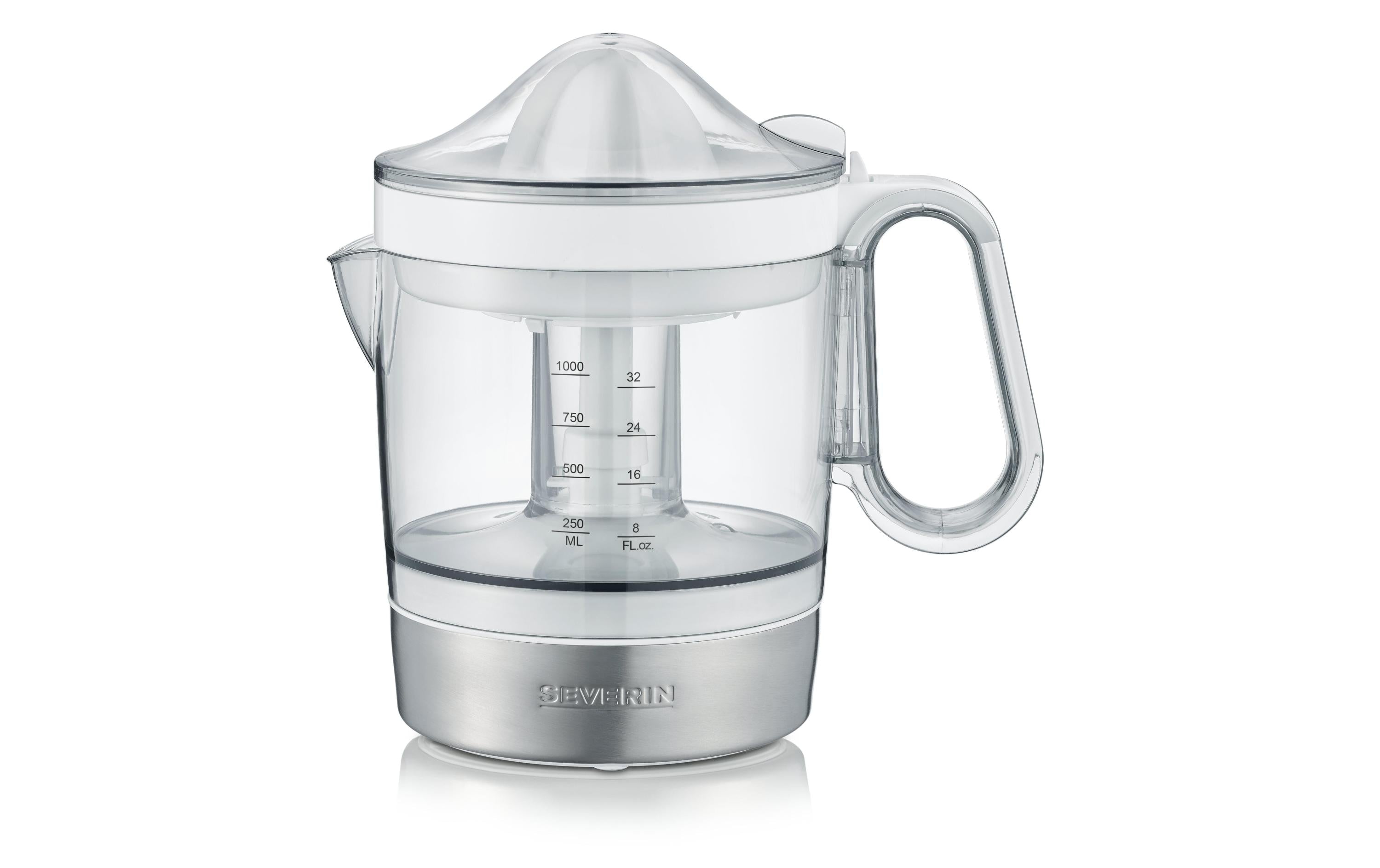 Severin Zitruspresse 1.0 Liter 2 verschieden grosse Presskegel