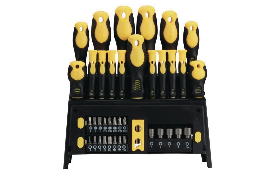 Toolland Schraubenzieher/Bit-Set 39- teilig HSET23
