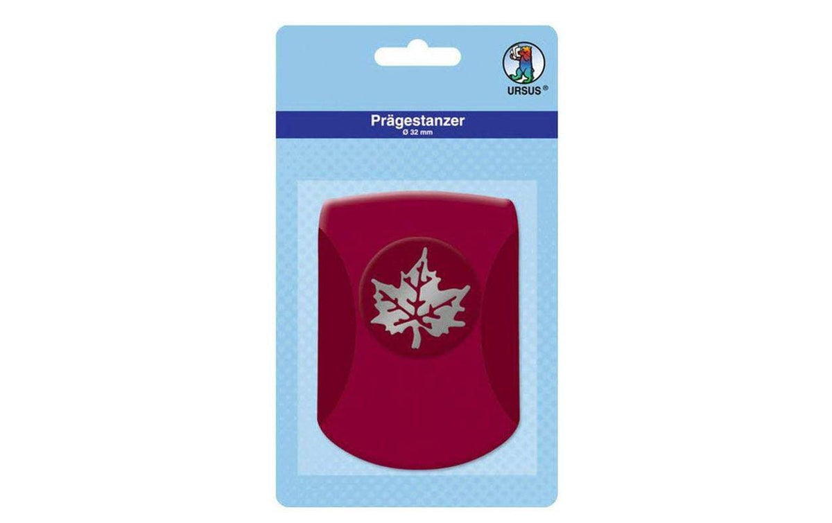 URSUS Prägestanzer Ahornblatt 3.2 cm für Papiergrössen bis zu 240g/m2