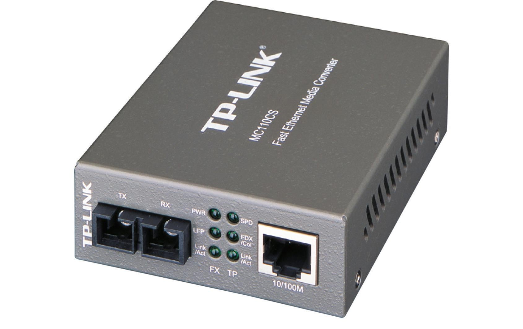 TP-Link MC110CS: Medien Konverter 100Mbit/s, SC Duplex, SM, 1xRJ45