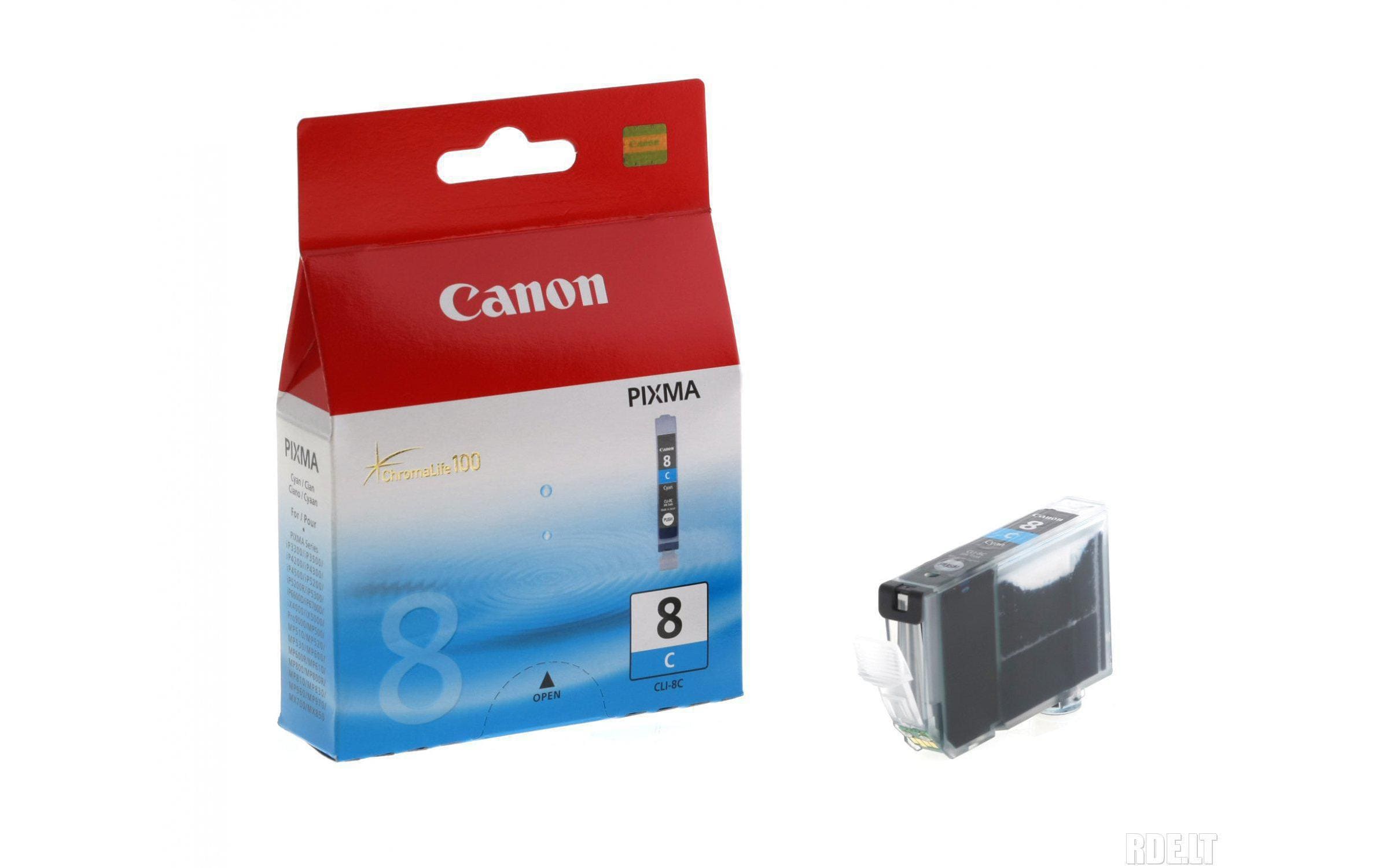 Tinte Canon CLI-8C cyan Inhalt: 13ml 100 Seiten@ 5%Deckung