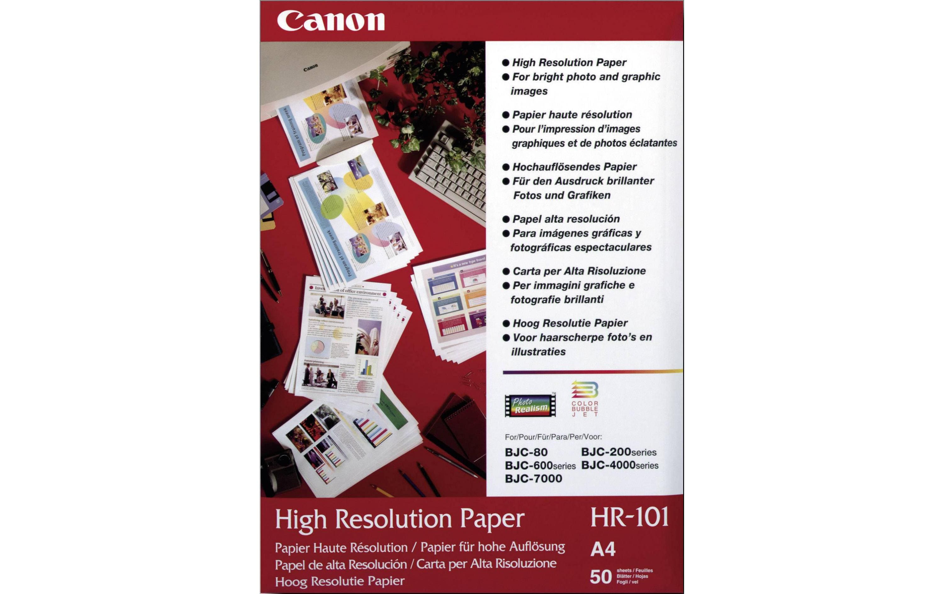 Canon High Resolution Paper A4, "S" 105g, 50 Blatt