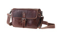 Alpenleder Kameratasche Presse brandy, Leder