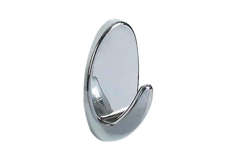 Spirella Haken LILIPUTHAKEN CHROM, OVAL 35X24MM ABS