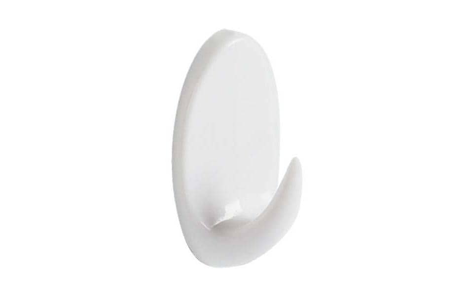 Spirella Haken LILIPUTHAKEN WHITE, OVAL 35X24MM ABS