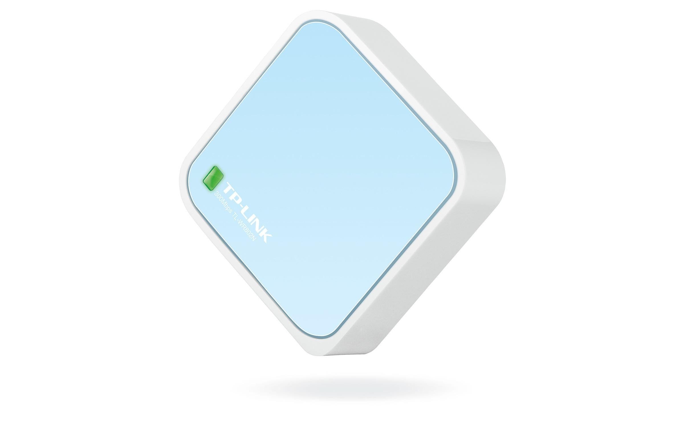 TP-Link TL-WR802N: WLAN-N Router, 300Mbps mobil,USB powered,AP/Router/Bridge/Client