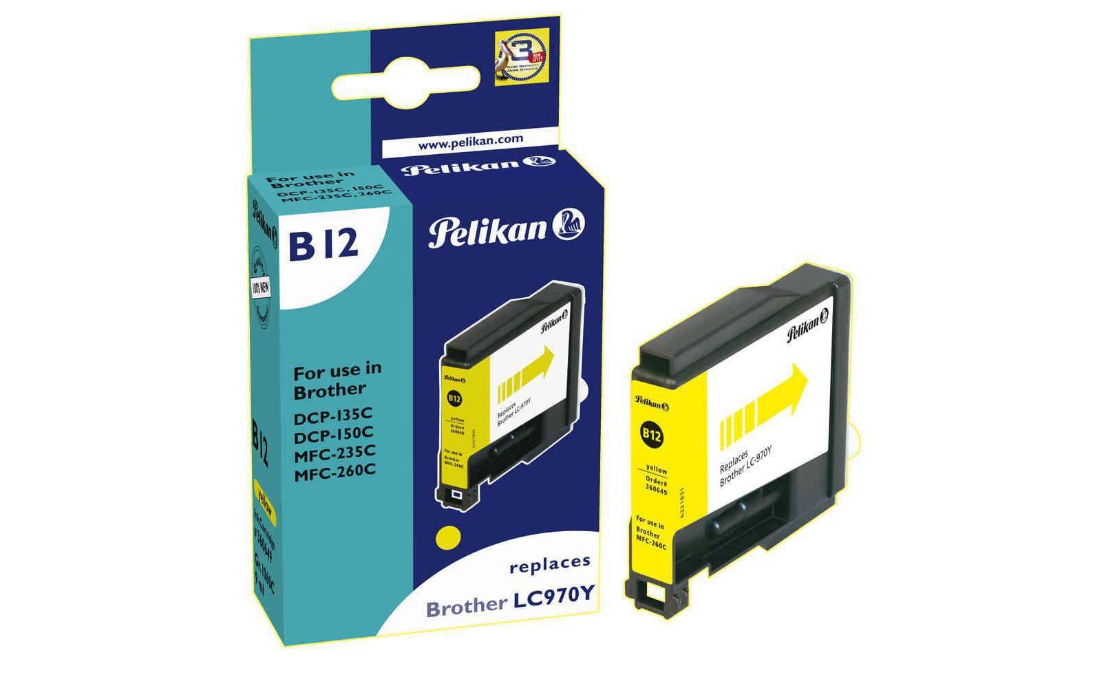 Tinte Brother LC-970Y zu DCP150C/MFC-260C TintenPatrone yellow