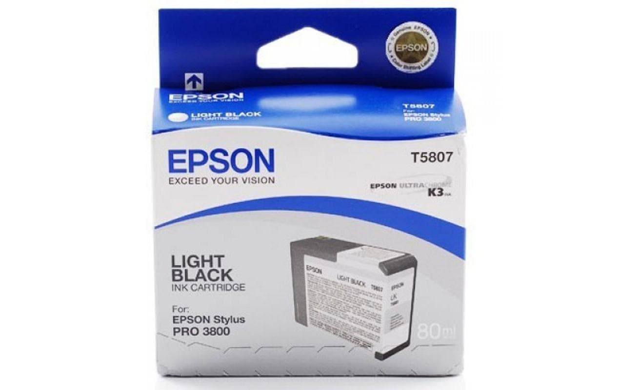 Tinte Epson C13T580700 light black, 80ml zu Stylus Pro 3800