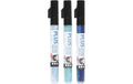Creativ Company Acrylmarker Blautöne 3er Set. Strichstärke 1-2 mm