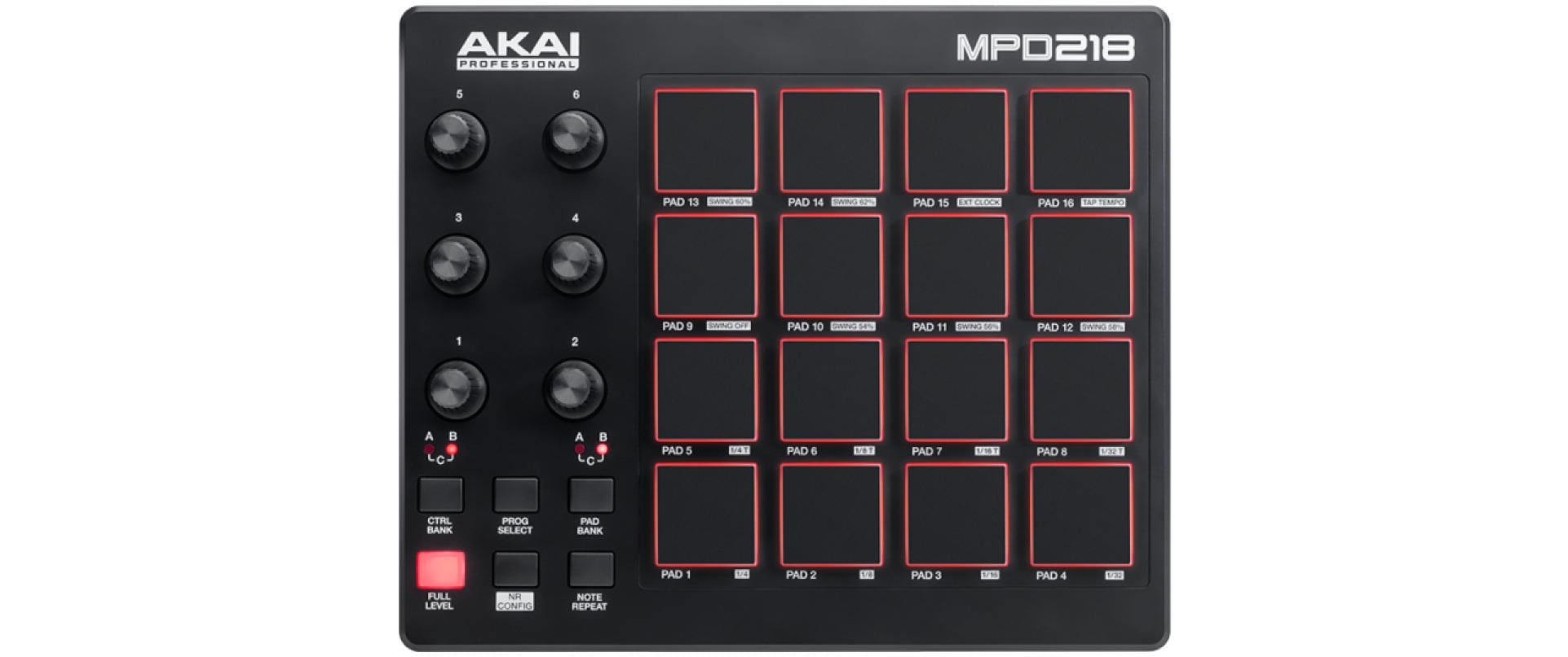 AKAI MPD218 MIDI/USB Pad-Controller