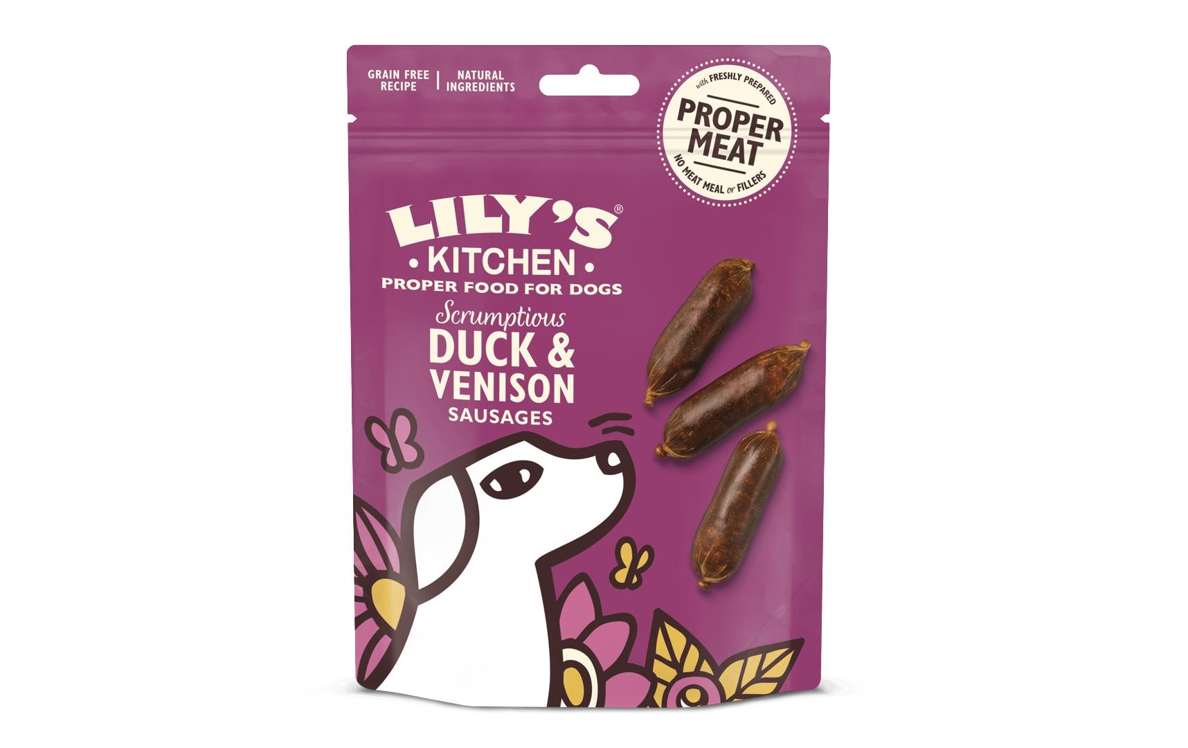 Lilys Kitchen Canine Duck&Vension Sausage 70g