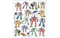 Creativ Company Sticker Transformers Blatt 15 x 16.5 cm
