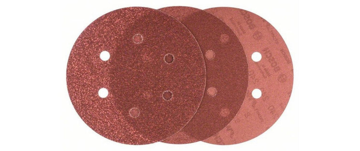 BOSCH Schleifblatt-Set 6-teilig Holz 150mm, Körnung K60, K120, K240