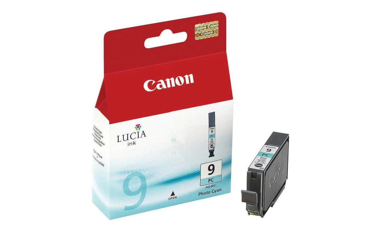 Tinte Canon PGI-9PC, photo cyan, 16ml 150 Seiten, PIXMA Pro9500