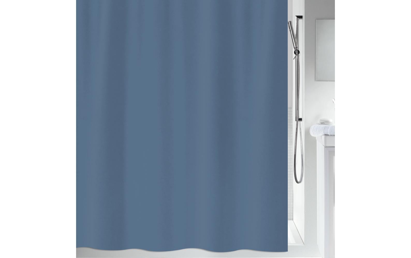 spirella PRIMO Duschvorhang, blau Polyester, 180 x 200 cm, waschbar