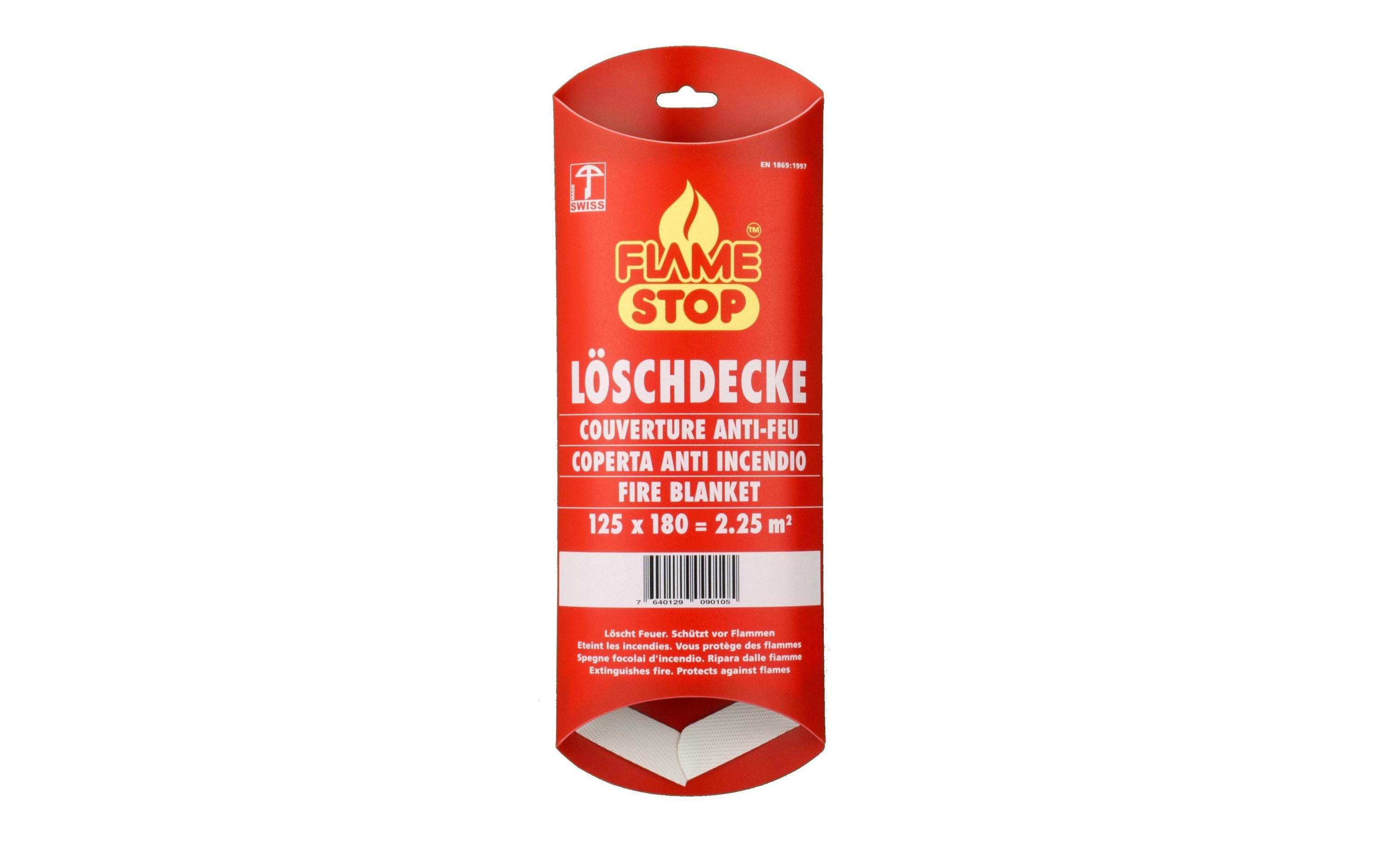 FlameStop Löschdecke 125 x 180 cm Löschdecke 125 x 180 cm