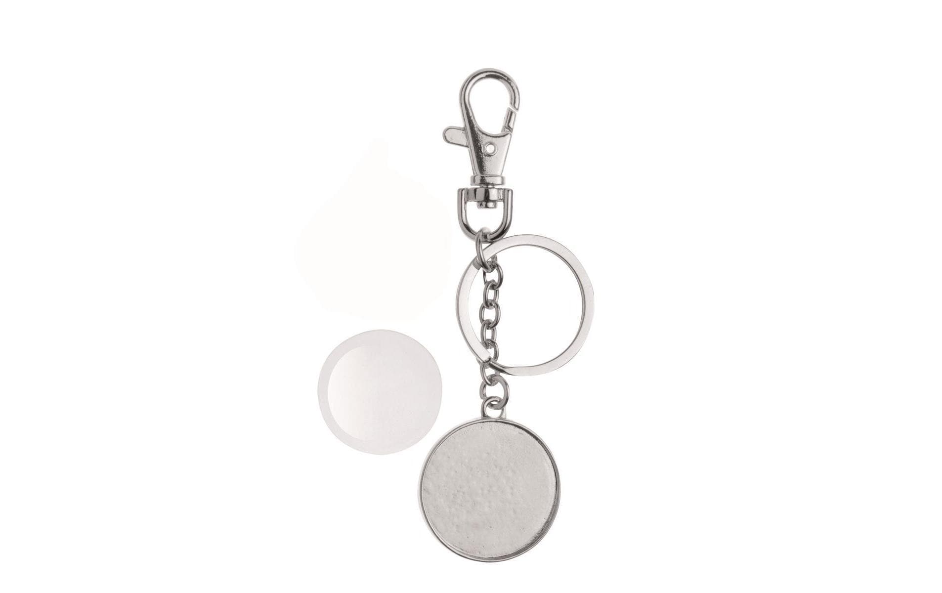 Glorex Schlüsselanhänger Cabochon 32 mm, rund