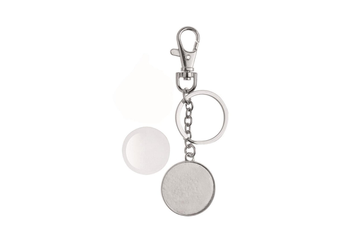 Glorex Schlüsselanhänger Cabochon 32 mm, rund