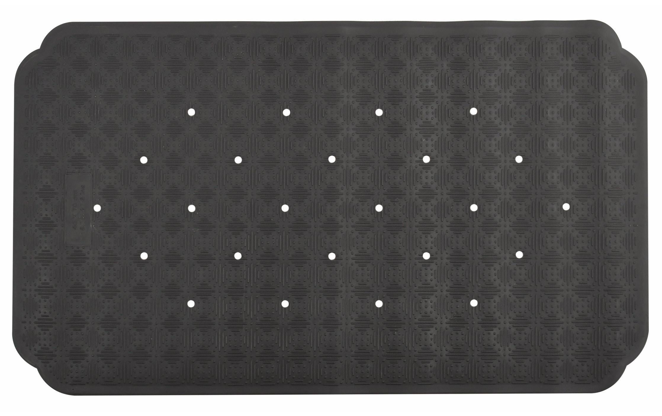 spirella Badmatte RUBY Dunkelgrau Kautschuk, 70 x 40 cm, waschbar