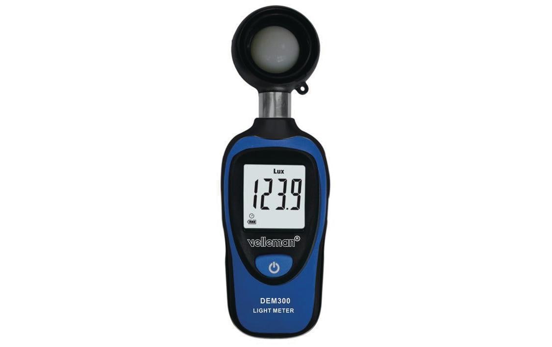 Velleman DEM300 Luxmeter misst  Beleuchtungsstärke (Lux)