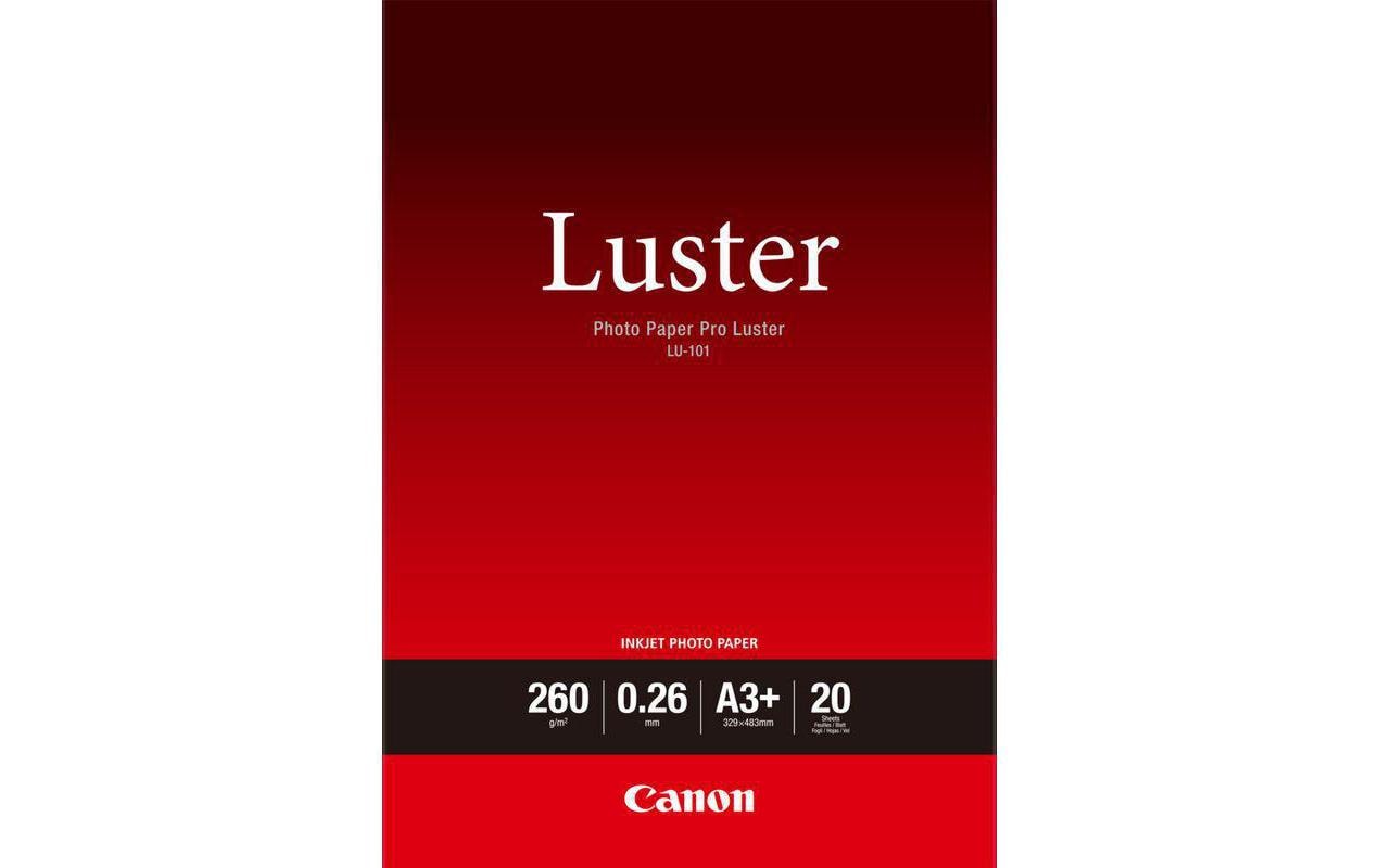 CANON Photo Paper Pro Luster LU-101 A3+ 260g, 20 Blatt